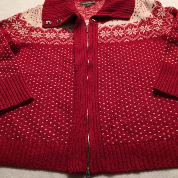 Eddie Bauer Zip-Front Cardigan Sweater - Picture 3 of 5
